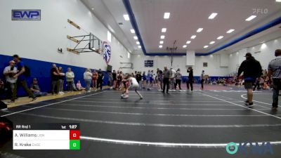 80 lbs Rr Rnd 1 - Aviree Williams, Lions Wrestling Academy vs Reese Kreke, Choctaw Ironman Youth Wrestling