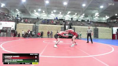 157 lbs Cons. Round 4 - Keegan Desforges, Rensselaer Central vs Connor Haines, Valparaiso