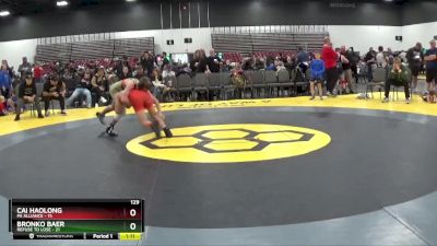 129 lbs Round 2 (8 Team) - Bronko Baer, Refuse To Lose vs Cai Haolong, PA Alliance