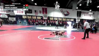 126 lbs Champ. Round 1 - Miguel Calderon, El Toro vs Jesse Campau, Arlington