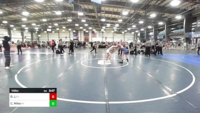 119 lbs Consi Of 8 #2 - Bruce Li, FL vs Connor Mika, NY