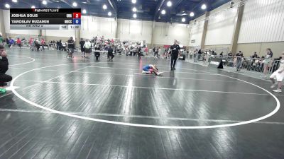 67 lbs Rr Rnd 5 - Joshua Solis, Gladiator Wrestling Academy vs Yaroslav Ruzaikin, ATT / Mocco Wrestling