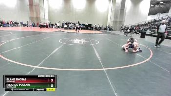 106 lbs Champ. Round 3 - Blake Thomas, Piedmont vs Ricardo Poolaw, Cleveland