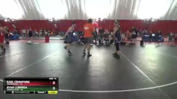 170 lbs Quarterfinals (8 Team) - RYAN LUBERDA, Oswego East vs Kael Crawford, Waukon/MFL