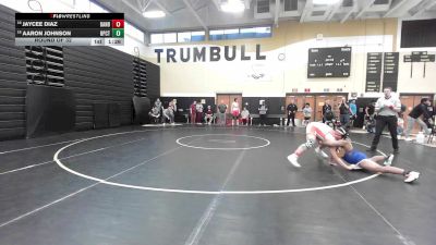 190 lbs Round Of 32 - Jaycee Diaz, Danbury vs Aaron Johnson, Bridgeport Co-op