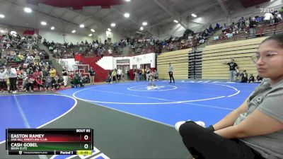 43 lbs Cons. Round 2 - Cash Gobel, Bison Elite vs Easton Ramey, Oak Hill Wrestling Club