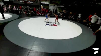 96 lbs Jose Jaime Fuerte Arroyo, SDIKWA - San Diego-Imperial Kids Wrestling Association vs Oscar Yu, SCVWA - Santa Clara Valley Wrestling Association