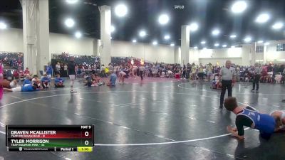 190 lbs Round 6 (8 Team) - Draven McAllister, Team Michigan Blue vs Tyler Morrison, Team Nauman Pink