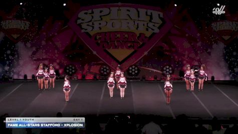 FAME All-Stars Stafford - Xplosion [2026 L1 Youth Day 1] 2026 Spirit Sports Myrtle Beach Nationals
