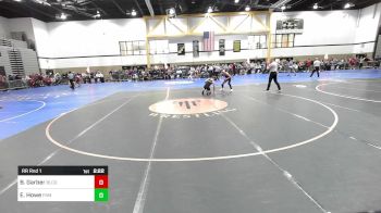 125C lbs Rr Rnd 1 - Bronson Garber, Bloomsburg vs Eric Howe, F&m
