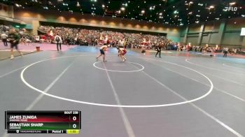 126 lbs Champ. Round 1 - James Zuniga, Shadow Ridge vs Sebastian Sharp, Lebanon