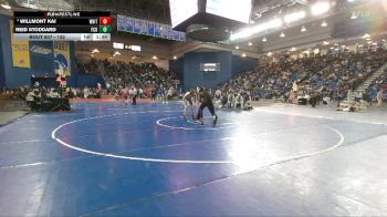 132 lbs Champ. Round 2 - Reid Stoddard, First Colonial vs Willmont Kai, Whitehall