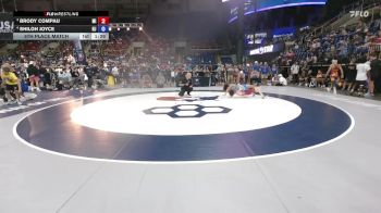 100 lbs 5th Place Match - Brody Compau, MI vs Shiloh Joyce, NJ