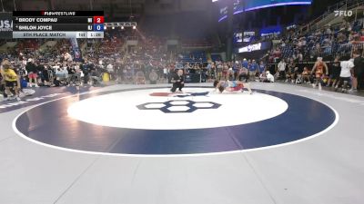 100 lbs 5th Place Match - Brody Compau, MI vs Shiloh Joyce, NJ