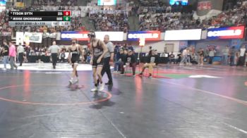 A - 118 lbs Semifinal - Tyson Syth, Sidney / Fairview vs Jesse Grossman, Hardin