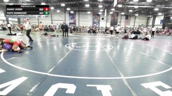 185 lbs Rr Rnd 1 - Zahily Avery, Orchard South Girls vs Faith Durmount, 84 Athletes