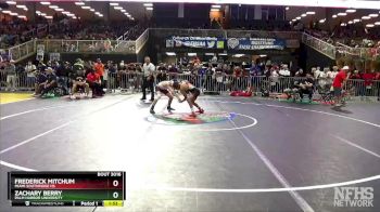 3A 113 lbs Champ. Round 1 - ZACHARY BERRY, Palm Harbor University vs Frederick Mitchum, Miami Southridge Hs