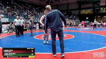 7A-285 lbs Semifinal - Jesse Batten, Camden County vs John Levy, Carrollton