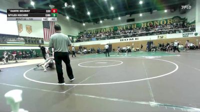 132 lbs Champ. Round 1 - Dante Selway, El Dorado vs Myles Kecher, Camarillo