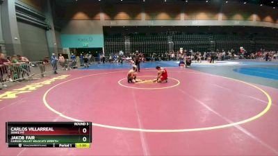 108-115 lbs Round 3 - Carlos Villarreal, Snake Pit vs Jakob Fair, Carson Valley Wildcats Wrestli