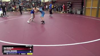 J-2 lbs Rr2 - Ali Russler, New Hampton vs Kendra Rohner, Dubuque Wrestling Club