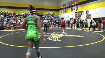 135 lbs Cons. Semi - Jocelyn Harms, North Tama vs Richtricia Gbeynie, Columbus Catholic, Waterloo