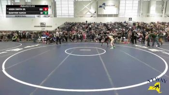 112 lbs Semifinal - Sawyer Hatch, HF-L Wrestling vs Aden Smith Jr., B2 Wrestling Academy