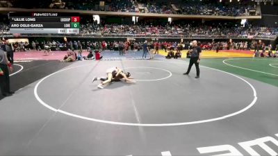 5A 107 lbs Semifinal - Lillie Long, Lubbock Cooper vs Aro Ogle-Garza, Lucas Lovejoy