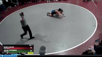 138 lbs Champ. Round 3 - Alex Austin, Post Falls vs Kevin Sanabria, Tonasket