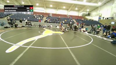 105 lbs Round 2 (4 Team) - Zeke Sanchez, Sanderson Wrestling Academy vs Boston Backus, Champions