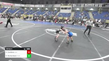 58 lbs Rr Rnd 4 - Xenia Cordova, High Elevation WC vs Delaney Richardson, Team Garcia WC