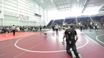 43 lbs Quarterfinal - Everett Morris, Bagdad Copperheads WC vs Dawson McMahon, Shootbox WC