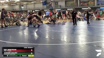 138 lbs Cons. Round 4 - Sky Wnetrzak, Well Trained vs Konner Galvez, Assassins Wrestling