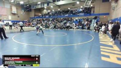 115lbs Semifinal - Bailee Wagner, Sumner (Girls) vs Savannah Thorpe, Richland (Girls)