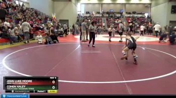 55 lbs Cons. Round 2 - John Luke Moore, Arab Youth Wrestling vs Cohen Haley, Tuscaloosa Takedown Titans