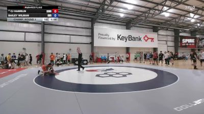 70 kg Champ. Round 1 - CJ Hamblin, Beaver Dam Wrestling Regional Training Center vs Bailey Wilman, Noke Wrestling RTC