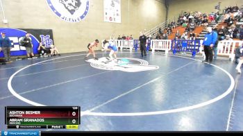 120 lbs Cons. Semi - Abram Granados, Mercerd vs Ashton Besmer, Buchanan