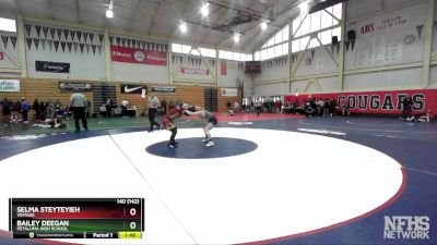 140 (142) Champ. Round 1 - Bailey Deegan, Petaluma High School vs Selma Steyteyieh, Vintage