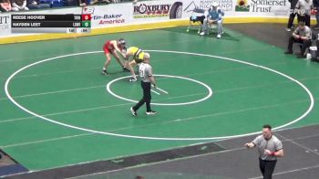 117 lbs Consi Of 8 #1 - Reese Hoover, Trinity vs Hayden Leet, Lower Burrell