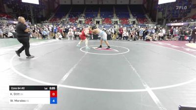 285 lbs Cons 64 #2 - Kaden Stitt, OK vs William Morales, KS