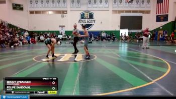 113 lbs Quarterfinal - Felipe Sandoval, McKay vs Brody Lybarger, Mountainside