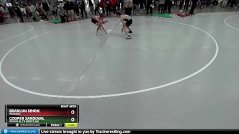 106 lbs Cons. Round 4 - Branlun Simon, Michigan vs Cooper Sandoval, Nevada Elite Wrestling