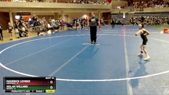45 lbs Finals (8 Team) - Maverick Lembke, Westfield vs Nolan Willard, Bemidji