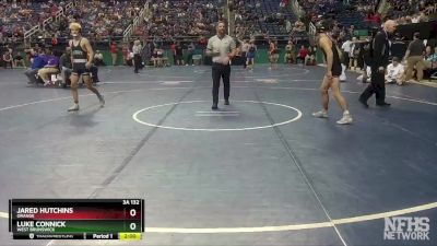 3A 132 lbs Quarterfinal - Luke Connick, West Brunswick vs Jared Hutchins, Orange