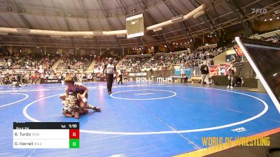 90 lbs Round Of 32 - Brayden Turdo, Texas Elite vs Odin Harrell, Wildcats Wrestling