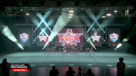 East Coast Flames - Mini Missiles [2026 D2 Mini Level 1 Day 1] 2026 US Open Cheerleading & Dance Championship