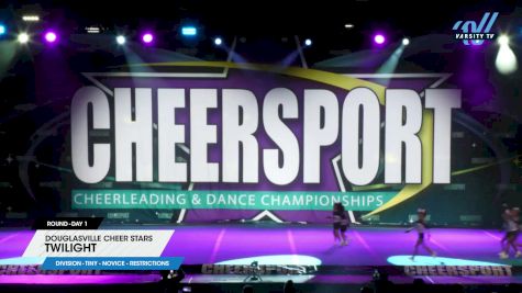 Douglasville Cheer Stars - Twilight [2024 L1 Tiny - Novice - Restrictions Day 1] 2024 CHEERSPORT National All Star Cheerleading Championship