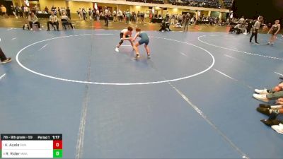 7th - 8th grade - 93 Quarters - Knox Ayala, Sebolt Wrestling Academy vs Reed Rider, Moen Wrestling Academy