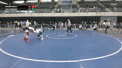 130 lbs 7th Place - Xander Insley, Littlestown vs Jack Aderman, Allegany