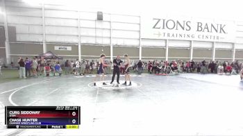 132 lbs Cons. Round 3 - Curg Siddoway, Utah vs Chase Hunter, Charger Wrestling Club